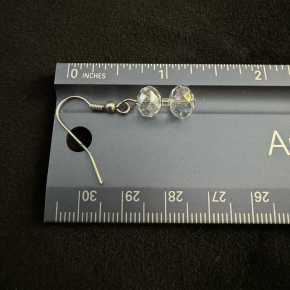 Aurora borealis dangle earrings - Picture 2 of 2